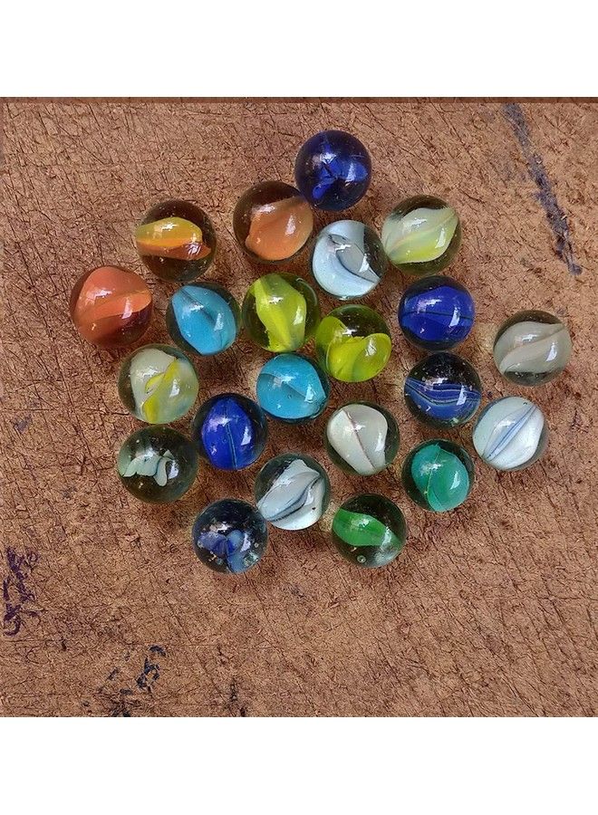 advancedestore كرات الرخام الزجاجية للأطفال (متعددة الألوان) (عبوة من 400) فلكس - Image 1