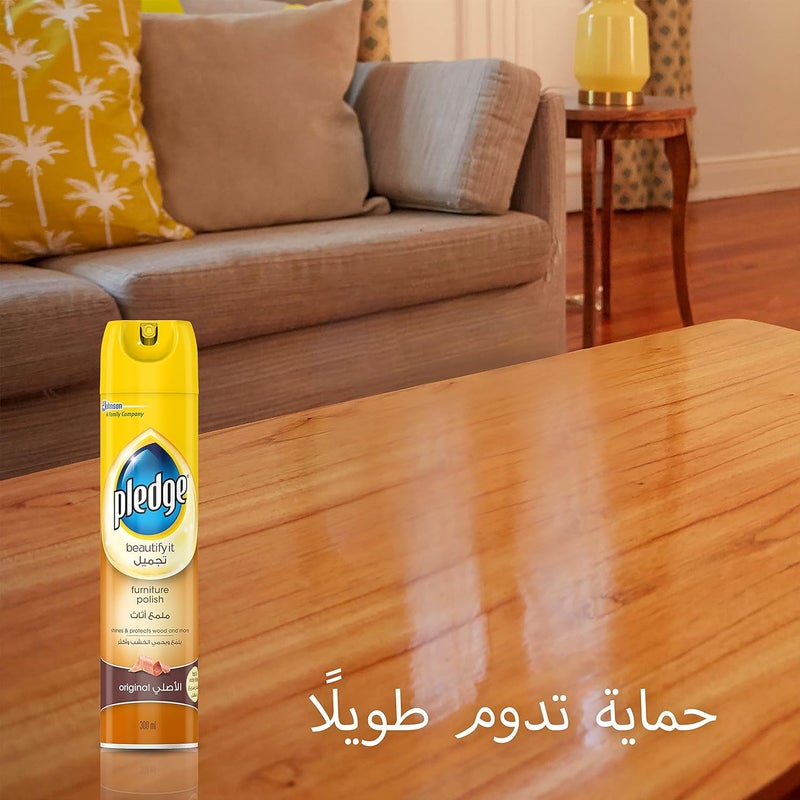 بليدج رذاذ تلميع وتنظيف الأثاث بليج، الأصلي (حزمة ترويجية) 300 مل - Image 2