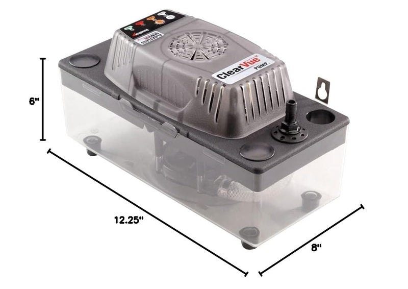 Diversitech مضخة تكثيف ديفيرسيتك كلير فيو 6 × 8 × 12.25 22 رفع 120 فولت IQP120 - Image 2