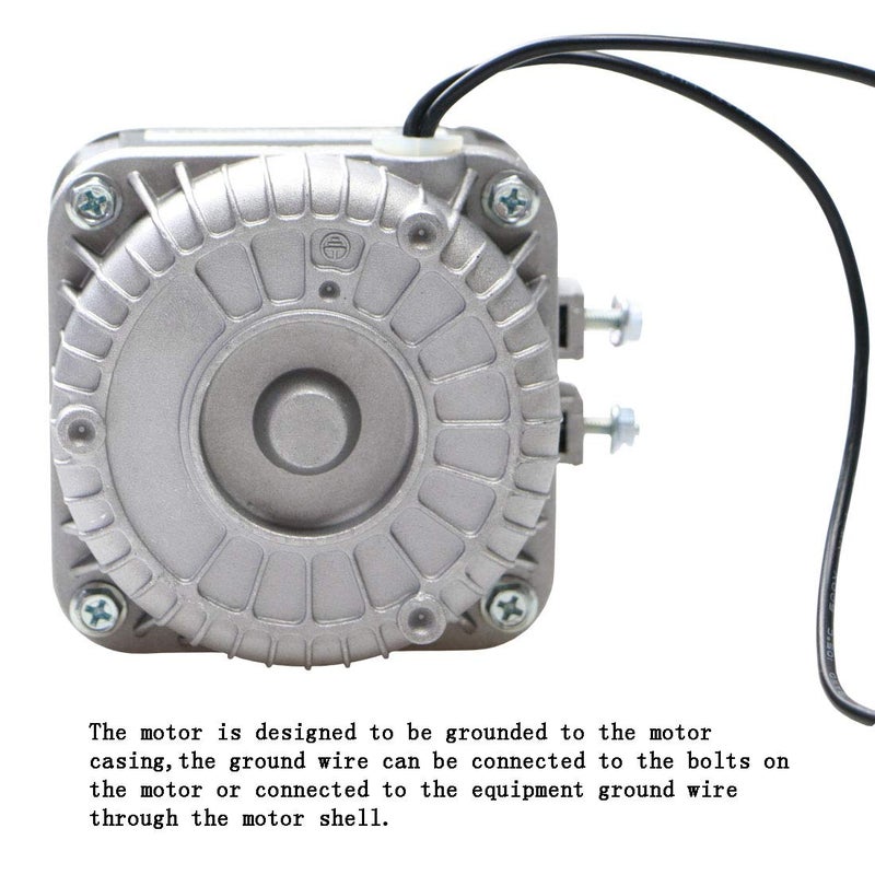 Retafe YZF18-25 Electric Fan Shaded Pole Motor 120V 60Hz 1.01A 18W AC Fan Motor for Small Ventilation Equipment,Refrigeration Equipment Radiator Evaporator (YZF18-25) - Image 5