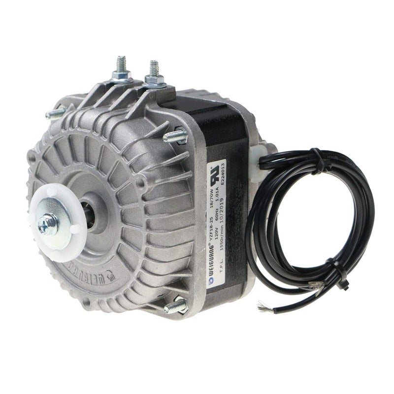 Retafe YZF18-25 Electric Fan Shaded Pole Motor 120V 60Hz 1.01A 18W AC Fan Motor for Small Ventilation Equipment,Refrigeration Equipment Radiator Evaporator (YZF18-25) - Image 1
