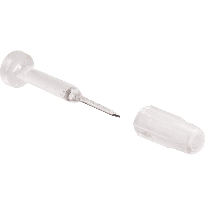 PrimeLine L 577512 Window Grid Retainer Pins and Sleeves 1116 In Plastic and Steel 12 Pack