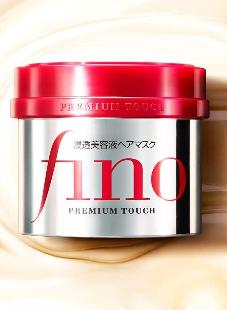 Fino Shiseido Vino Premium Touch Nutrition Essence Hair Treatment Mask, 230g (2 Pieces) Original - Image 3