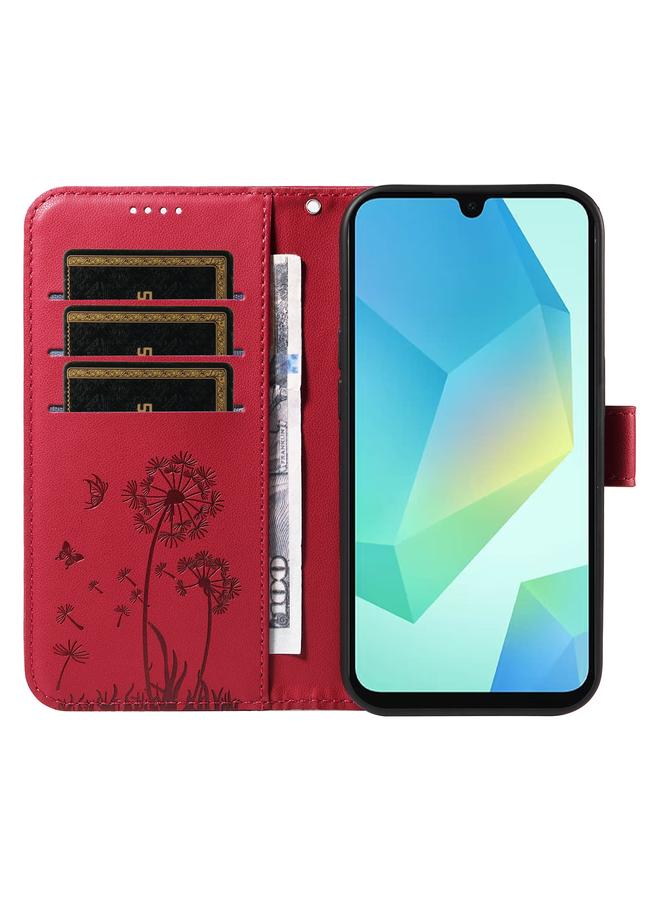 اس-توب جراب لهاتف Samsung Galaxy A26 5G Global من الجلد المنقوش بنقوش الهندباء - Image 4