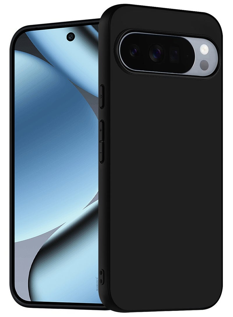 Ultra Protective Hard Silicone Case for Pixel 10 Pro - Shock-Absorbtion - Black - Image 1