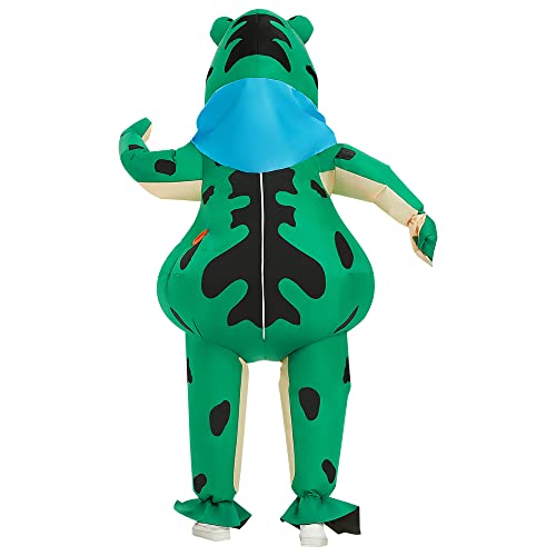 JASHKE Inflatable Frog Costume for Adults - Blow up Halloween Costume - Image 5