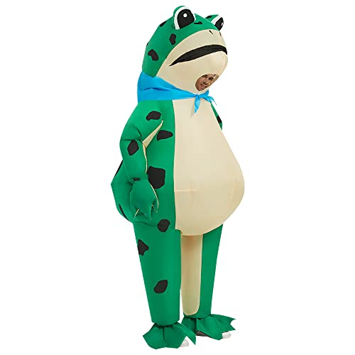 JASHKE Inflatable Frog Costume for Adults - Blow up Halloween Costume - Image 2