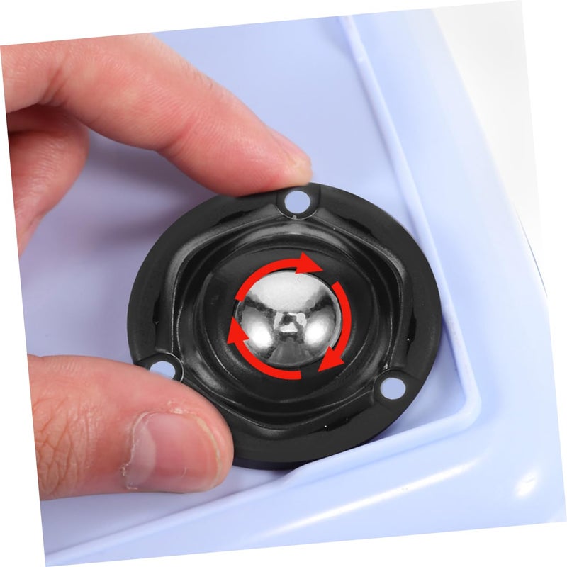 PartyKindom 4 Pack Adhesive Backing Appliance Wheels For Furniture Storage Easy Installation - Image 3