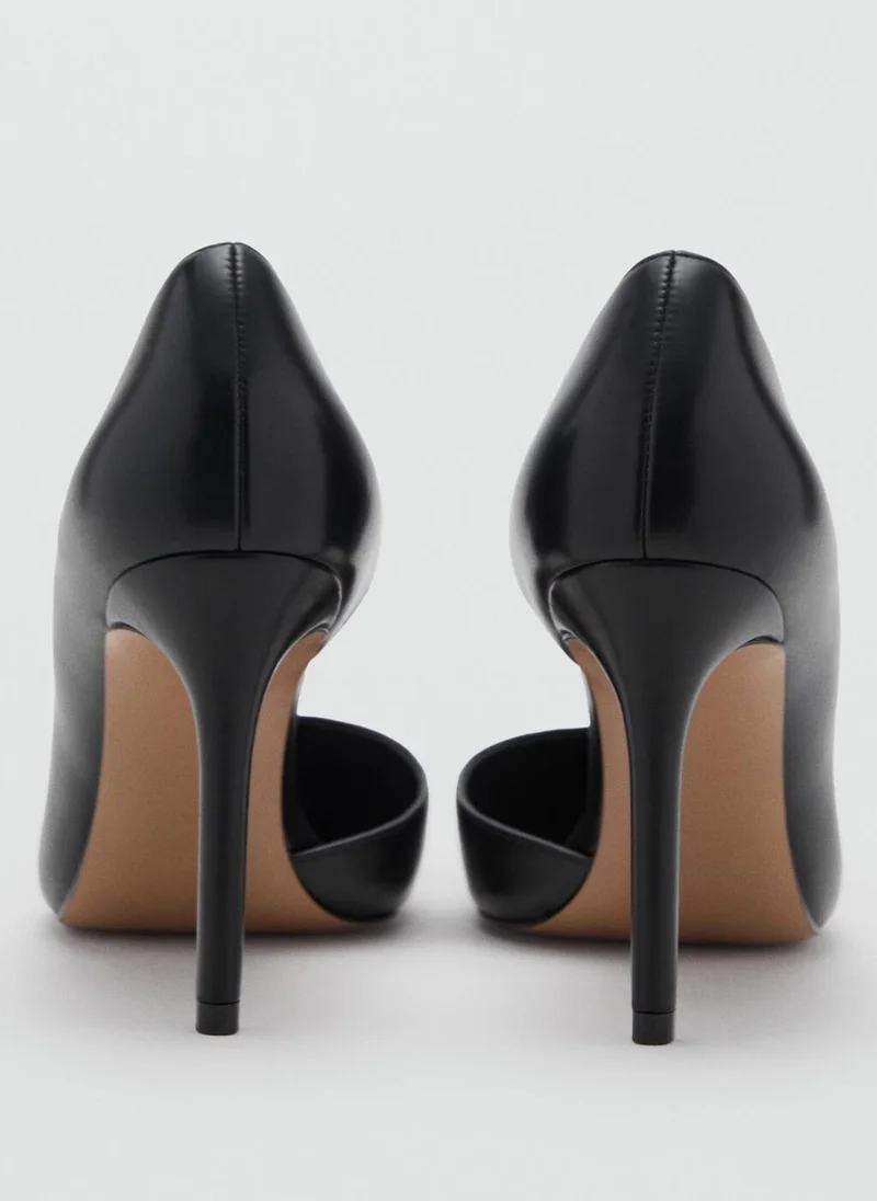 مانجو Asymmetrical heeled shoes