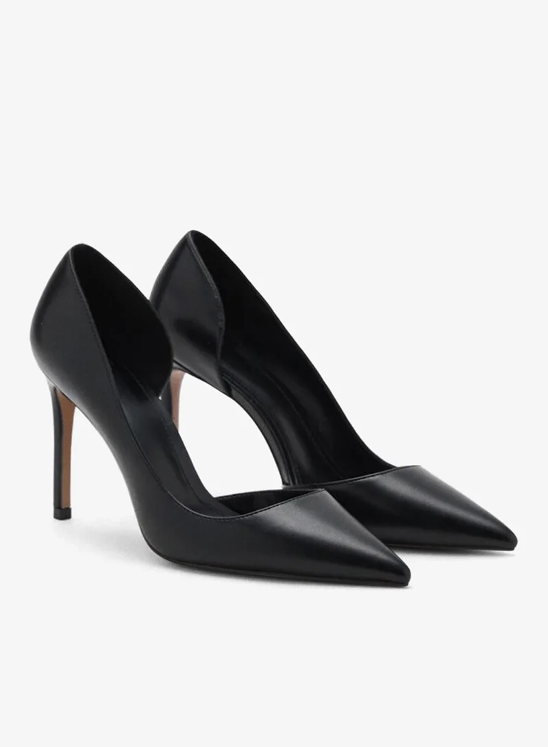 MANGO Asymmetrical heeled shoes