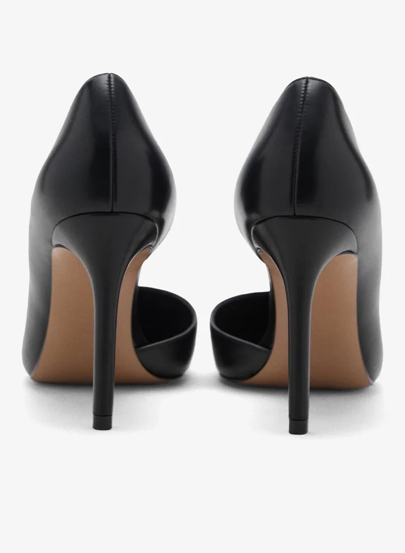 مانجو أحذية بكعب غير متماثل