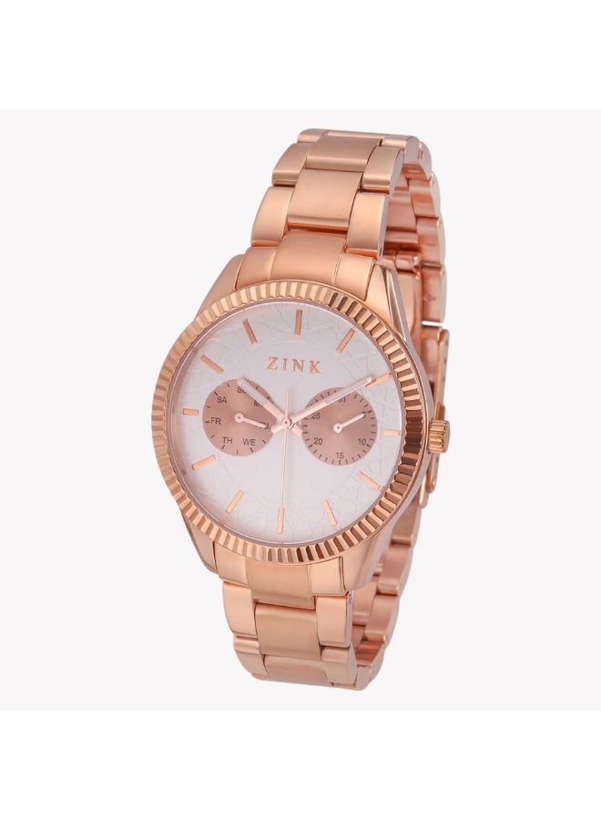 ZINK Women's Rose Gold Watch, Stainless Steel | ZK128L2SS-10 - Image 3