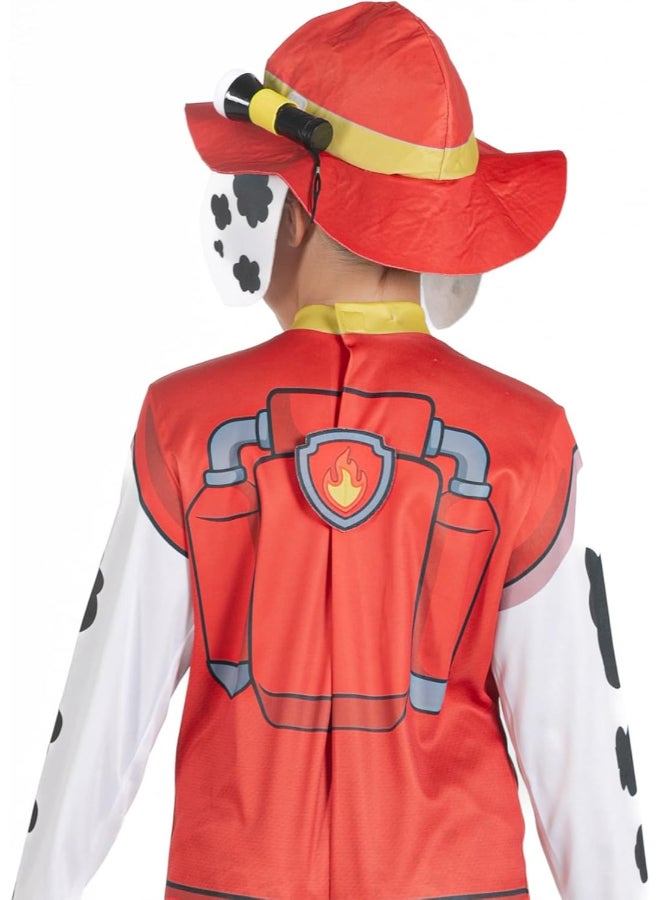 Ciao Paw Patrol Marshall Costume 3-4 Years | Toddler Cartoon Character Fancy Dress Complete Disguise Outfit | Kids Fire Pup Jumpsuit - Image 5