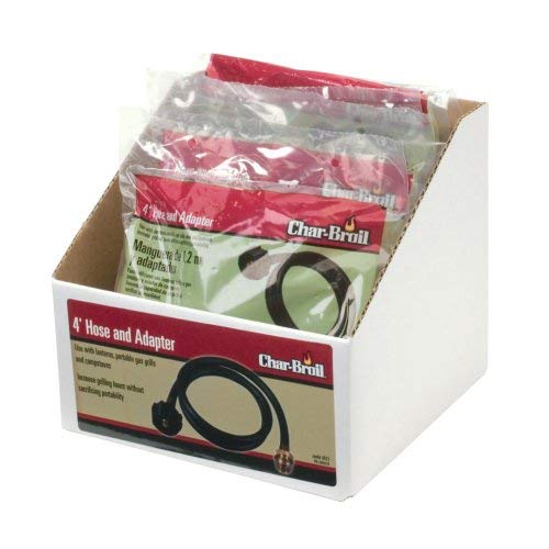 Char-Broil خرطوم ومحول Char-Broil بطول 4 أقدام، أسود - Image 2