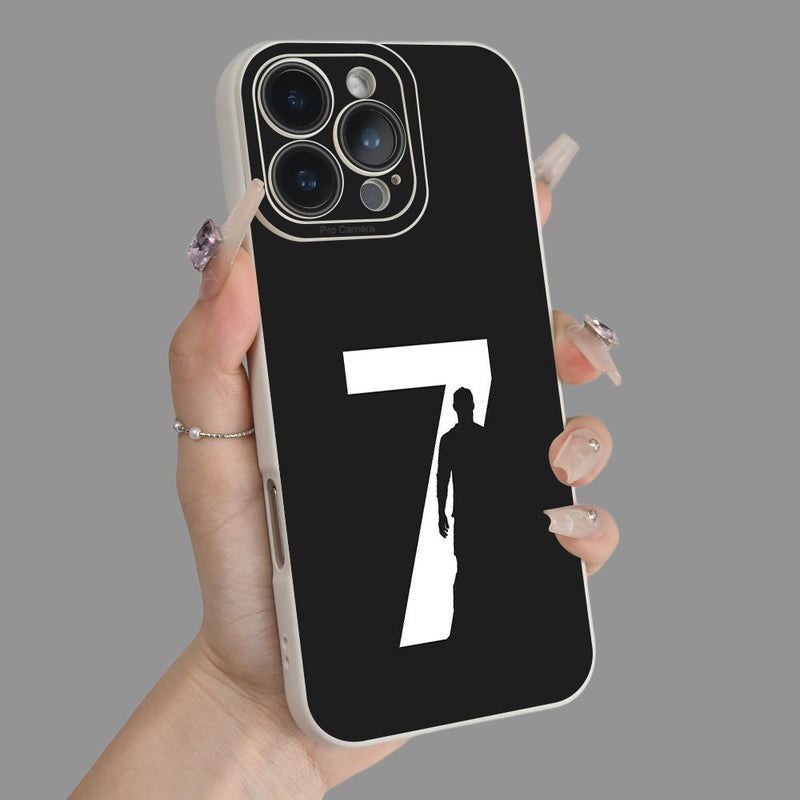 Phone Case Figure 7 Silhouette Full Coverage Drop Proof 2D Printed Elegant Design Anti Yellowing Durable Scratch Resistant Suitable For IPhone 16 Pro Mixed Color 1 - Image 2