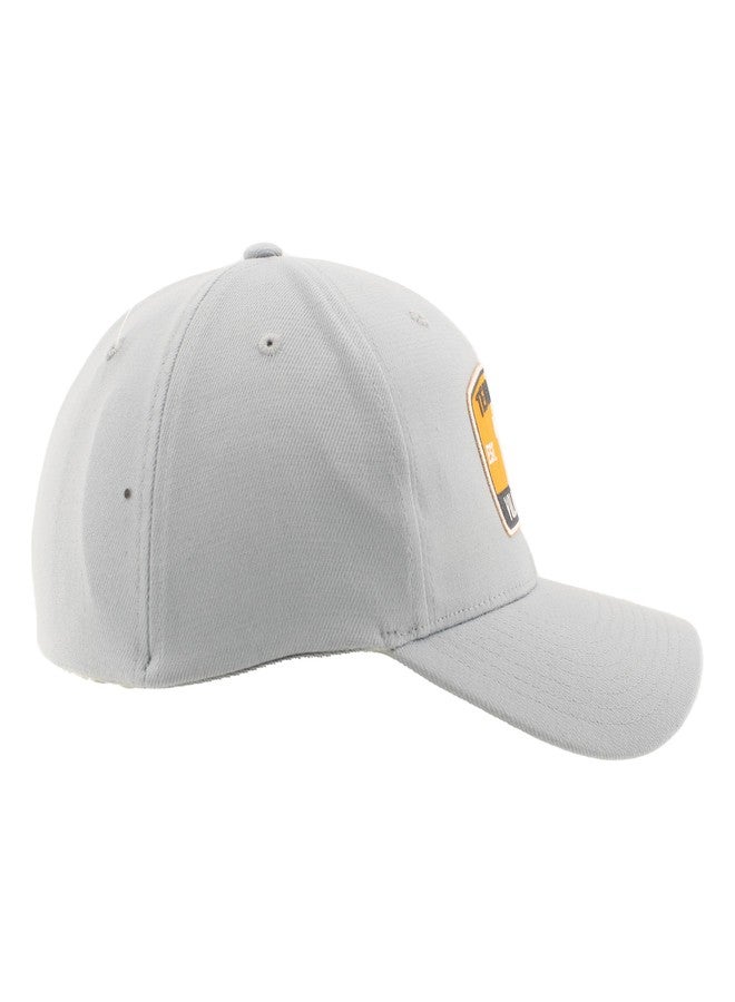 ZHATS Men's Standard NCAA Officially Licensed Fitted Hat ZH Patch Switchback Light Gray, Grey, Medium - Image 4