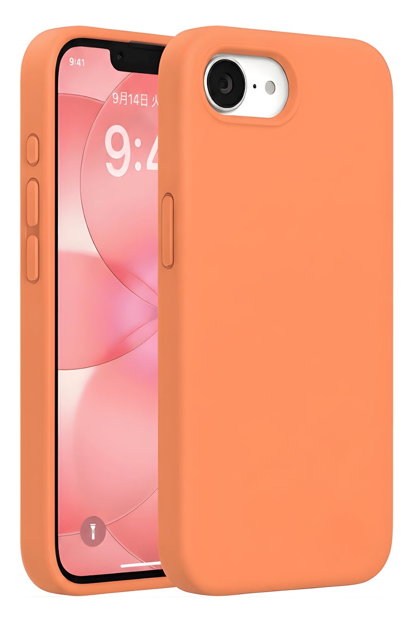 iPhone 17e Case Soft Silicone Cover with Microfiber Lining Case For iPhone 17e Anti-Scratch Flexible Shockproof Protective Cover For iPhone 17e 6.1’’ - Image 1