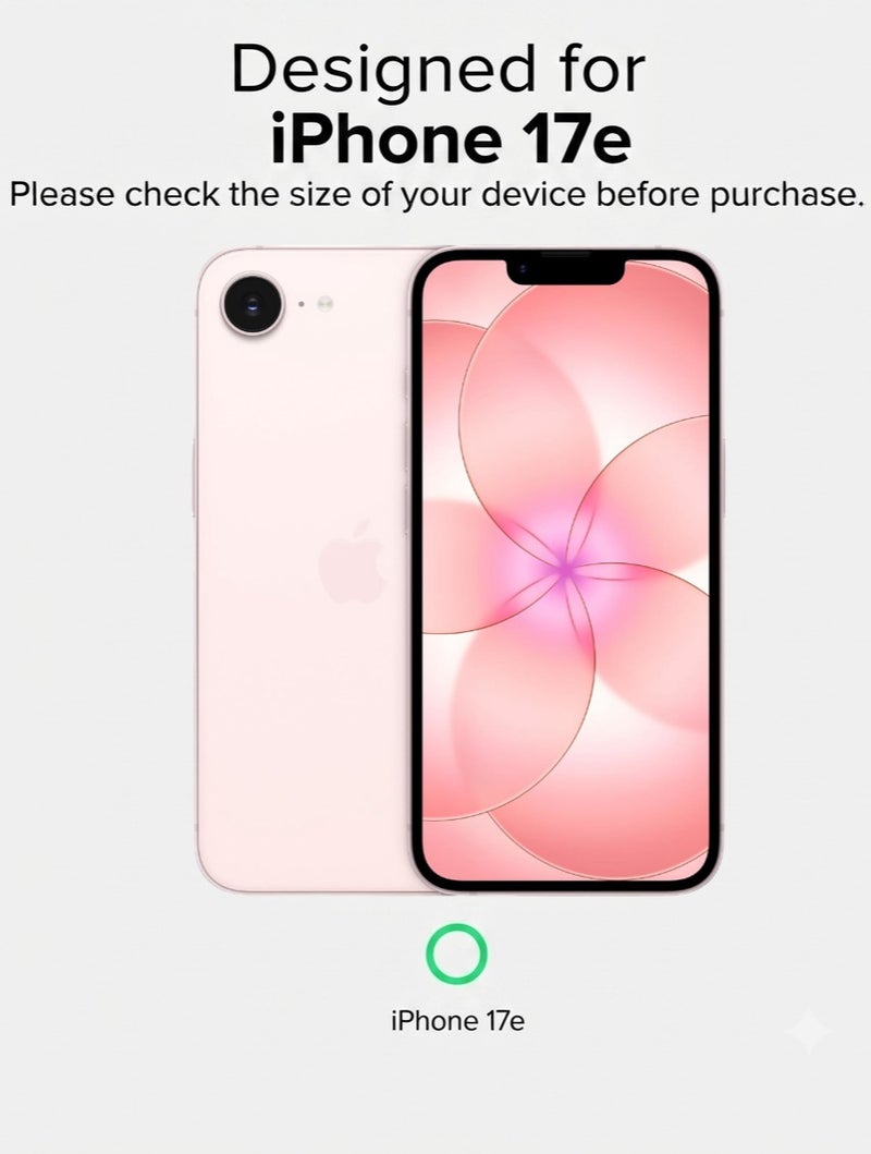 iPhone 17e Case Soft Silicone Cover with Microfiber Lining Case For iPhone 17e Anti-Scratch Flexible Shockproof Protective Cover For iPhone 17e 6.1’’ - Image 2