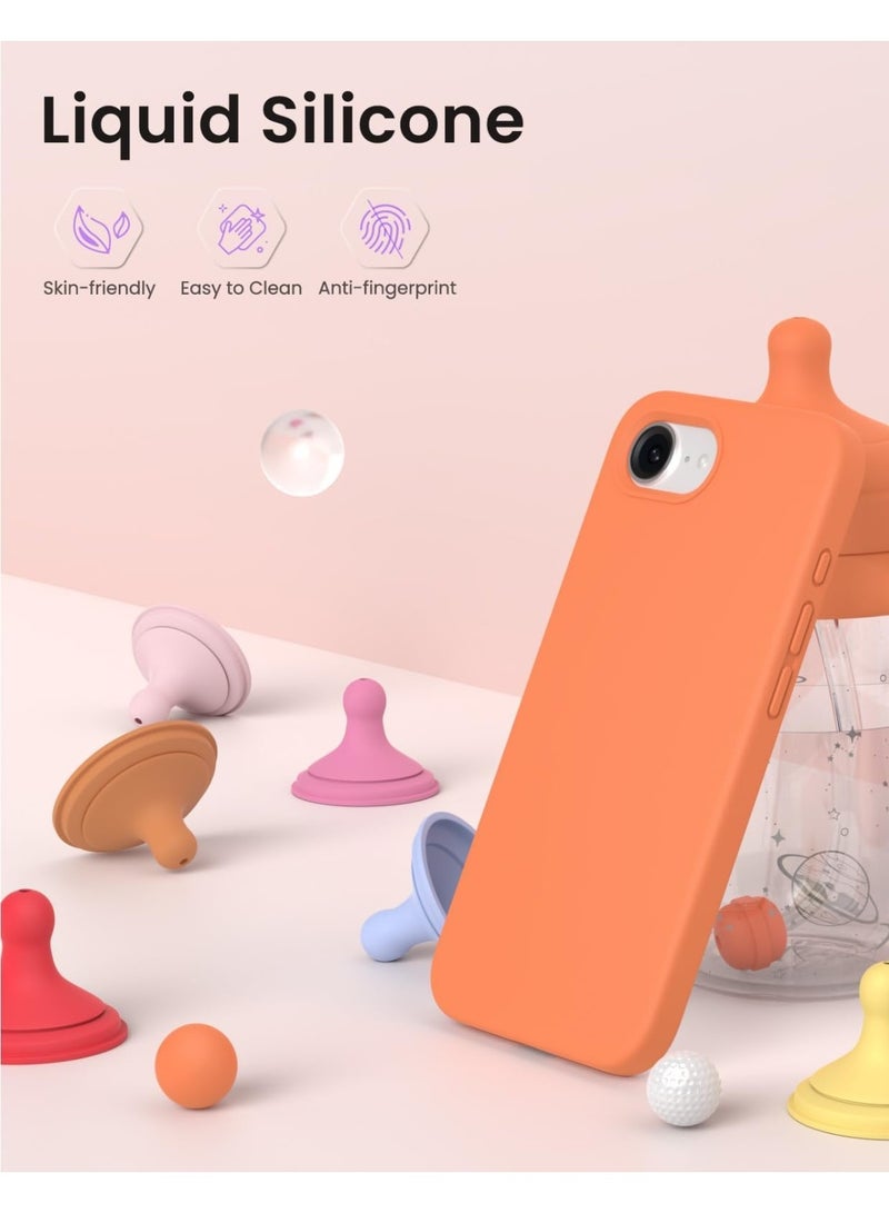 iPhone 17e Case Soft Silicone Cover with Microfiber Lining Case For iPhone 17e Anti-Scratch Flexible Shockproof Protective Cover For iPhone 17e 6.1’’ - Image 5