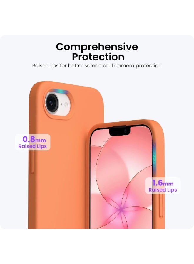 iPhone 17e Case Soft Silicone Cover with Microfiber Lining Case For iPhone 17e Anti-Scratch Flexible Shockproof Protective Cover For iPhone 17e 6.1’’ - Image 3