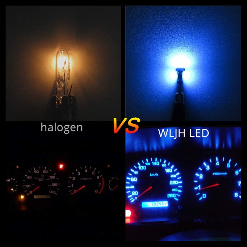 WLJH High Bright Ice Blue Instrument Panel Cluster Speedometer Gauge Tachometer 12V Full LED Light Package Kits for Honda CRV CR-V 2002-2006,Pack of 12 - Image 4