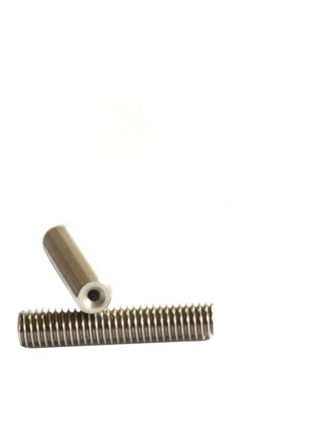 NIBEMINENT 2-Piece Stainless Steel Teflon Tube 40millimeter Silver  - Image 3