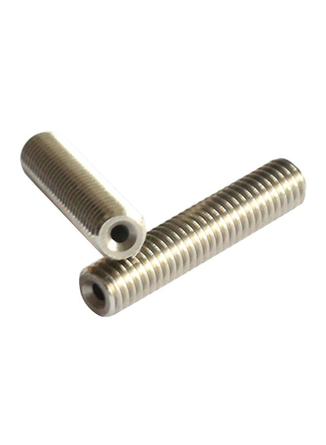 NIBEMINENT 2-Piece Stainless Steel Teflon Tube 40millimeter Silver  - Image 4