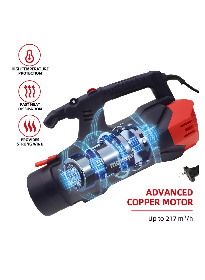 makute 3800W The Ultimate Corded Leaf Blower for Home and Garden PB111 - Image 2