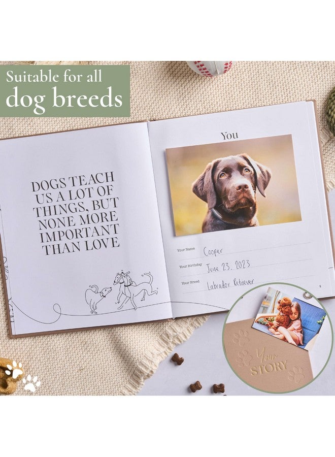 Bibi & Beau New Puppy Gift - Dog Memory Book & Keepsake Photo Album - Gifts For New Puppy Owners & Dog Lovers - Memorial Gift For Dog Mom and Dad - Image 3