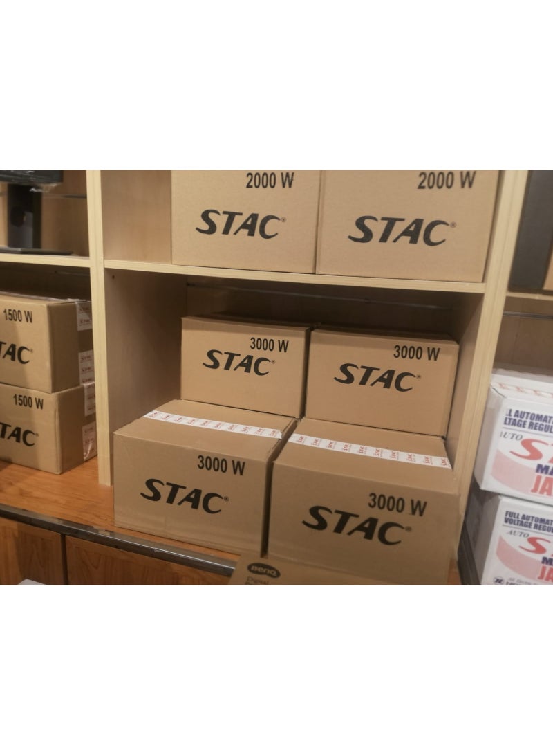 STAC منظم جهد تيار متردد أوتوماتيكي بالكامل 3000 واط - Image 2