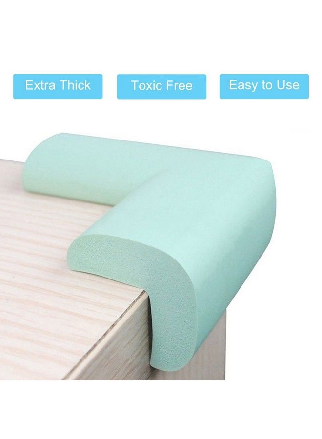 Pack Of 12 Cyan Thick Baby Child Infant Kids Safety Safe Table Desk Corner Edge Cushions Guard Protectos
