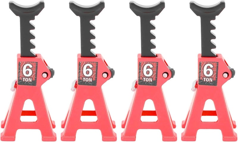 SUNGOOYUE Mini Jack Stand, Adjustable Aluminum Alloy RC Car Stand with Polished Surface, for 1/24 SCX24 1/18 and Other RC Cars (Red) - Image 5