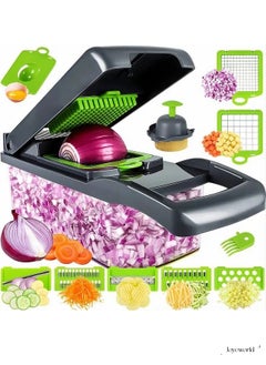 Joyeworld Multifunctional Vegetable Onion Chopper Slicer and Dicing Machine  - Image 1