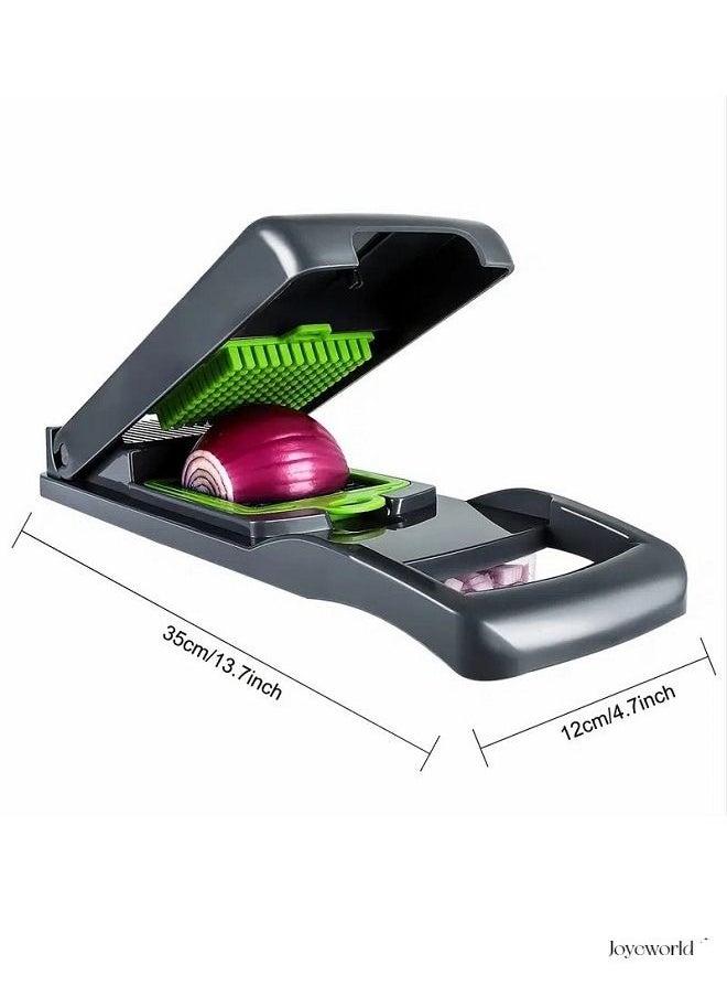 Joyeworld - Multifunctional Vegetable Onion Chopper Slicer and Dicing Machine - Image 1