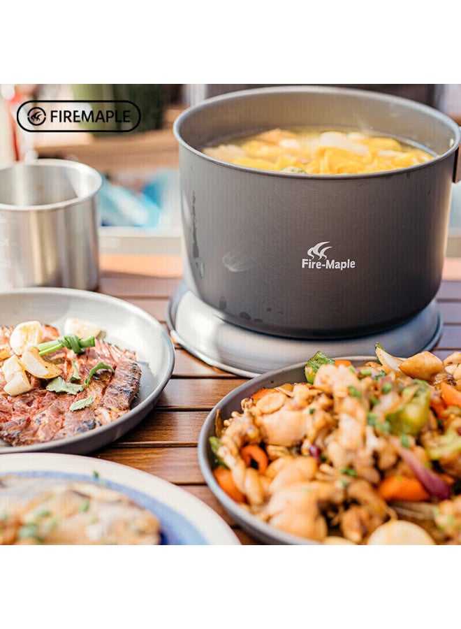 Fire-maple Feast 4 Special Edition： Outdoor Stove Camping Equipment Cookware Frying Pan Kettle Portable Pot Set Tea Brewing Stove - Image 1