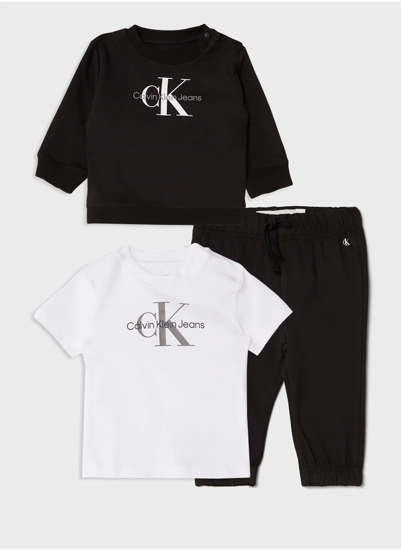 Calvin Klein Jeans Kids Monogram Starter Gift Set