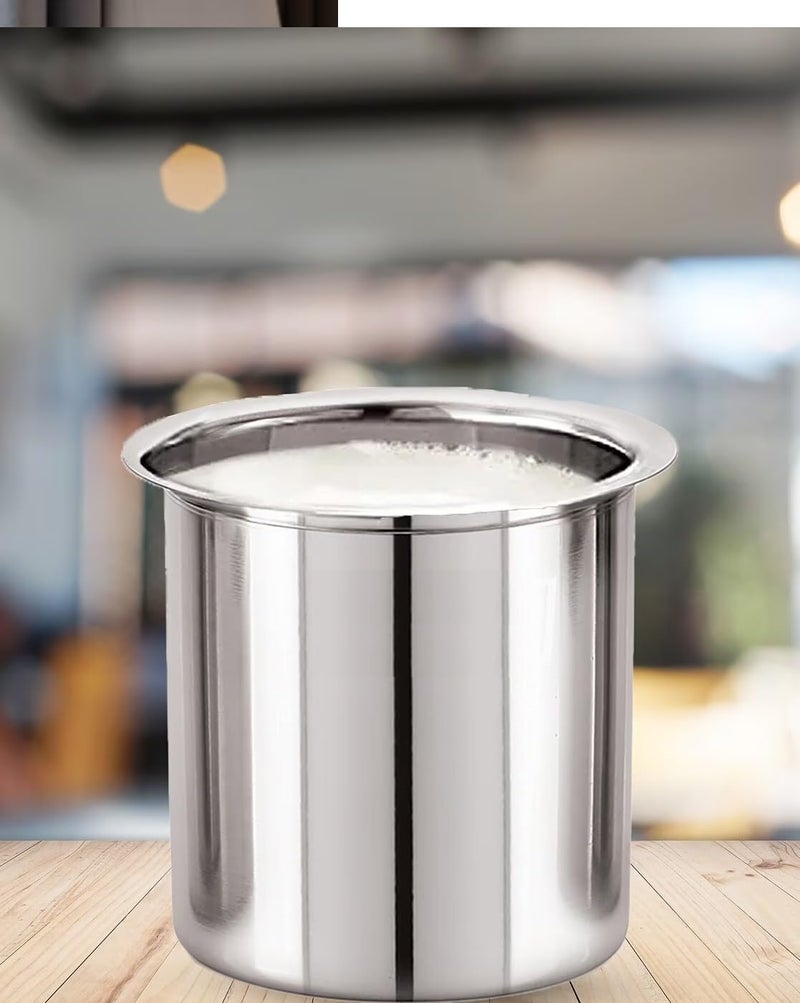 Bartan Star غونج عميق من الفولاذ المقاوم للصدأ من بارتان ستار للطهي والتقديم (3 لترات) - Image 5