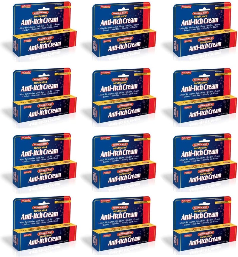 Natureplex Maximum Relief Medicated Anti-Itch Cream 12 Pack - Image 1