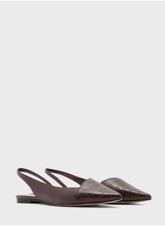NINE WEST Wnbeads3 Pointed Sling Back Flat Sandals  - Image 3