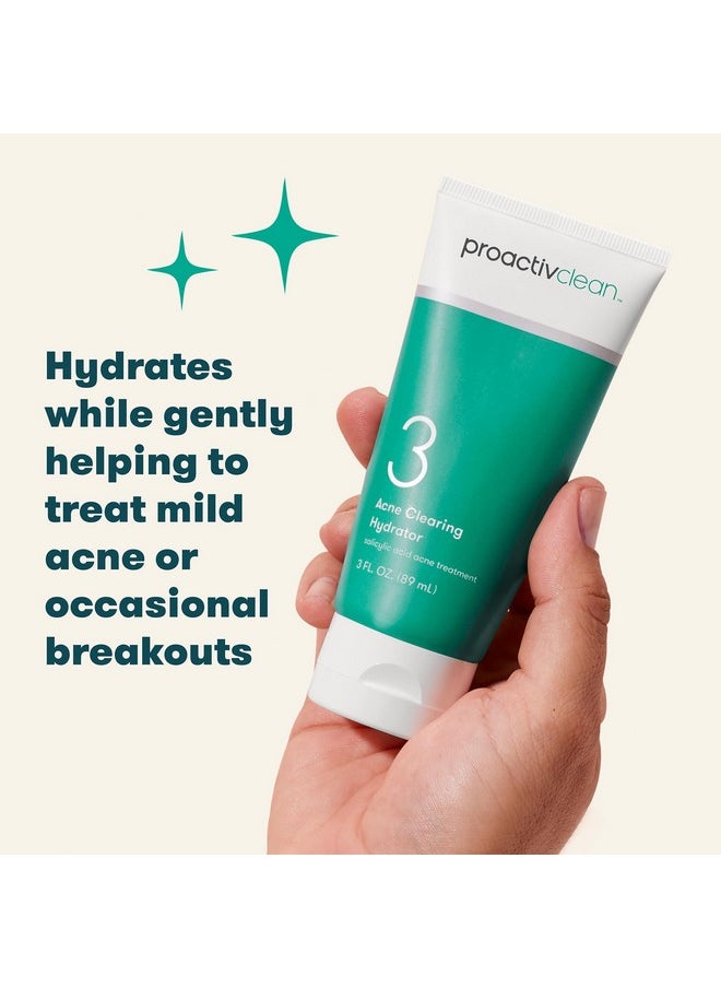 Proactiv - Proactiv Clean Acne Clearing Hydrator- Gentle Daily Face Moisturizer for Women and Men- Salicylic Acid Acne Treatment Cream Facial Lotion with Hyaluronic Acid and Vitamin E- 3oz - Image 1