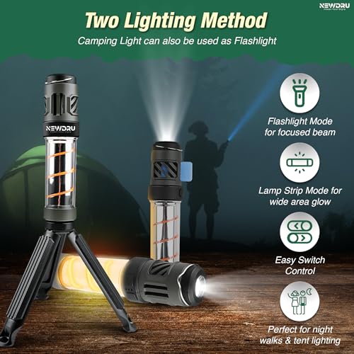 NEWDRU MosqGuard Pro Rechargeable Camping Light with Mosquito Repellent Coil | USB Type-C | 3-in-1 Portable Light | Water Resistant | Outdoor Hiking Gear - Image 2