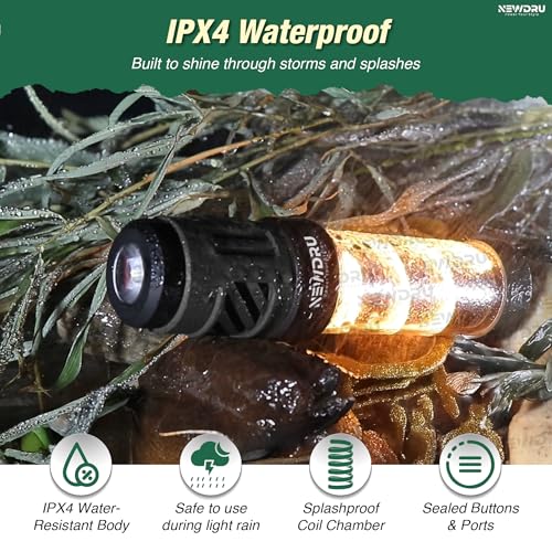 NEWDRU MosqGuard Pro Rechargeable Camping Light with Mosquito Repellent Coil | USB Type-C | 3-in-1 Portable Light | Water Resistant | Outdoor Hiking Gear - Image 4