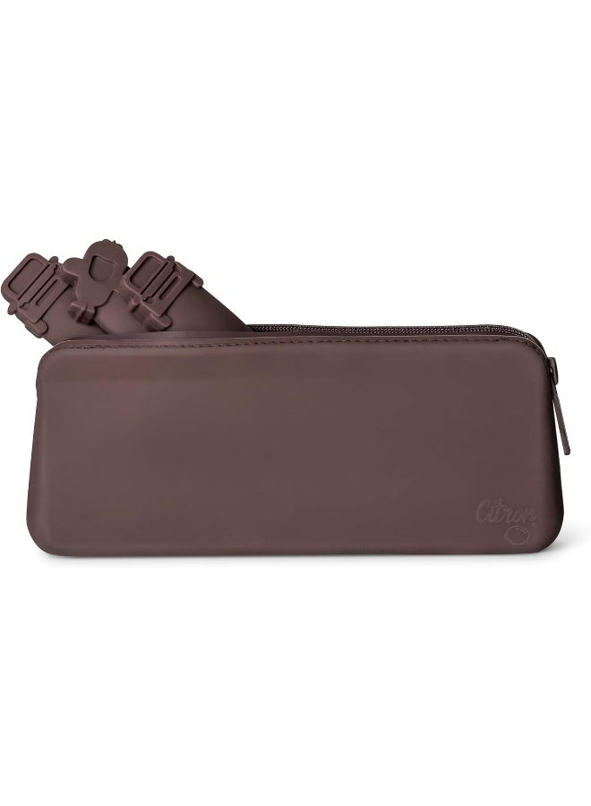 Citron Silicone Cutlery Set With Pouch Vehicles Eco-Friendly Utensils For On-The-Go Dining - Image 2