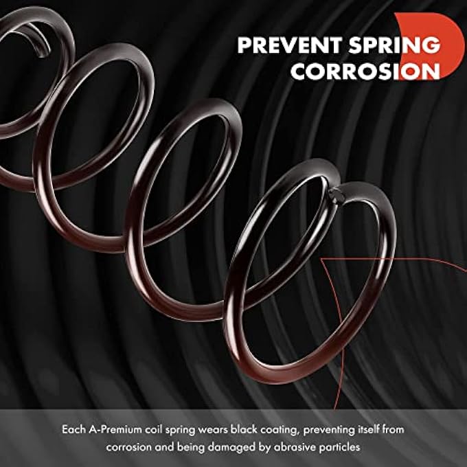 A-Premium Suspension Coil Springs Compatible With Nissan Altima 19931999 24L Front Left And Right Automatic Transmission 2Pc Set - Image 4