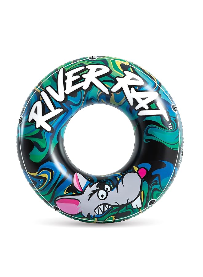 INTEX River Rat Inflatable Swim Tube 48 Inch Diameter Multicolor - Image 2