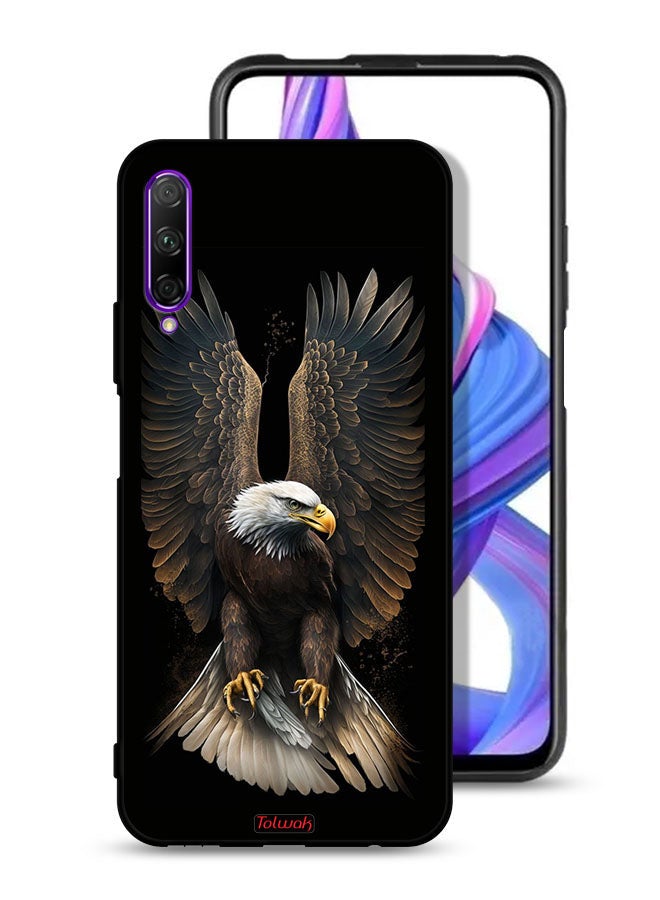 Tolwak Huawei Y9s Protective Case Cover Eagle Spread Wings - Image 1