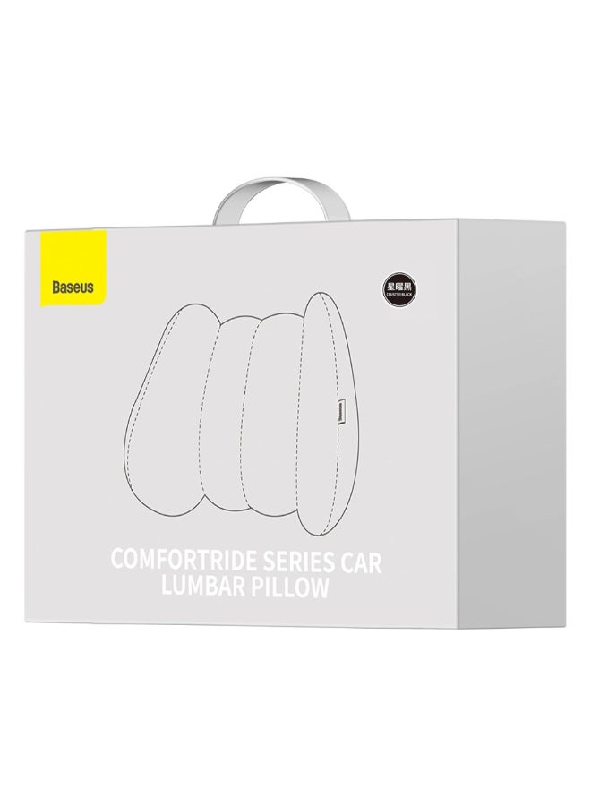Baseus ComfortRide Series Memory Foam Car Lumbar Pillow Black 20.7 x 11.3 x 27.3 cm BS-CZ009 - Image 4