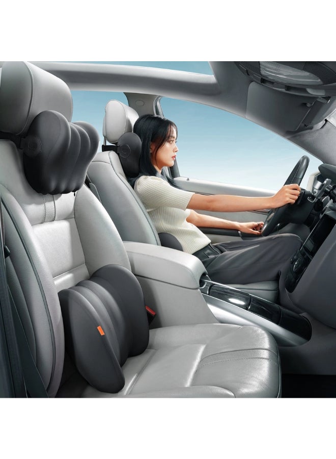 Baseus ComfortRide Series Memory Foam Car Lumbar Pillow Black 20.7 x 11.3 x 27.3 cm BS-CZ009 - Image 5