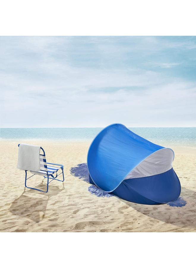 Green Tiger Beach Chair, Blue/White - Image 5