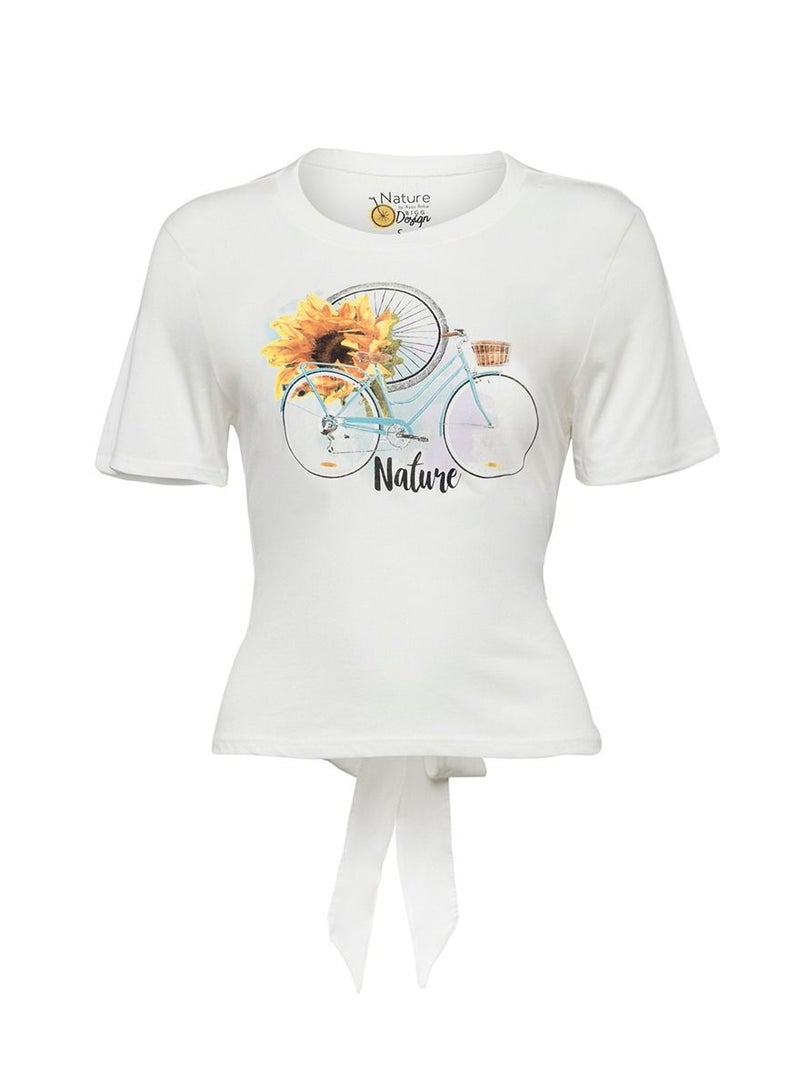 Biggdesign Women's T-Shirt Printed Short Sleeve Soft Cotton Casual  - Image 1